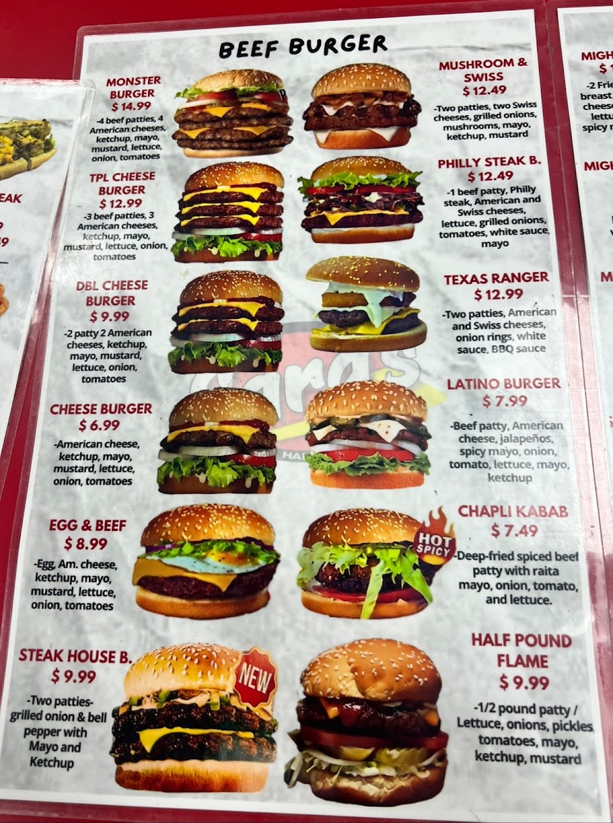 Menu Sara's Halal Burgers & Nyc Gyro-10